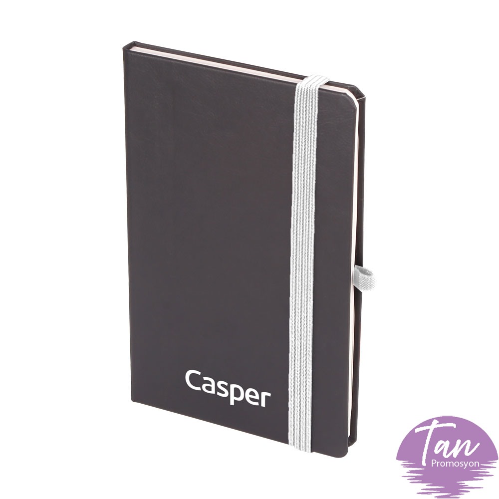 TUNALI BEYAZ TARİHSİZ DEFTER (13X21 CM)