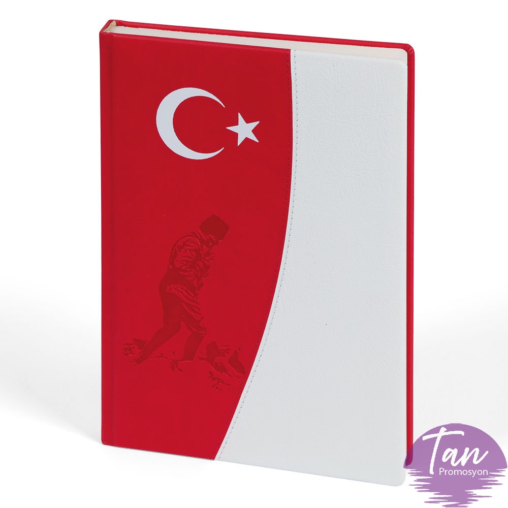 ATATÜRK TARİHSİZ DEFTER (17X24 CM)