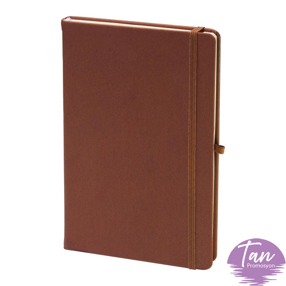 İNCEK KAHVERENGİ TARİHSİZ DEFTER (9X14 CM)